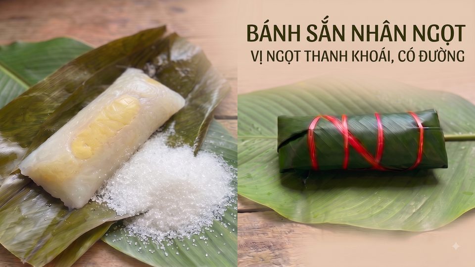 Bánh Sắn Nhân Đỗ Ngọt